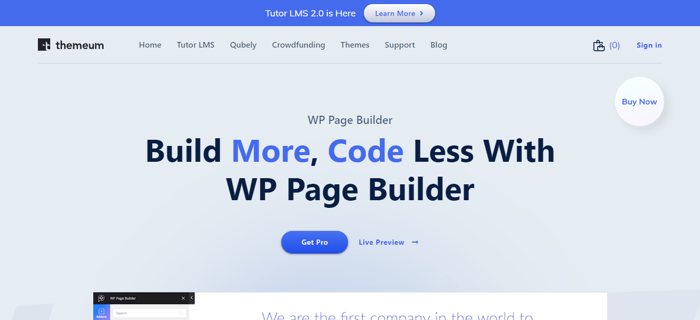 WP page builder - tiwebview