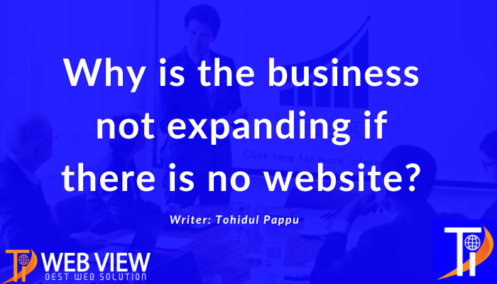 Why is the business not expanding if there is no website?